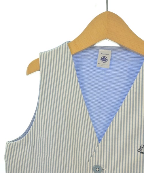 PETIT BATEAU（プチバトー）シャツ 白 サイズ:128(9T-10T) キッズ/2200624170242