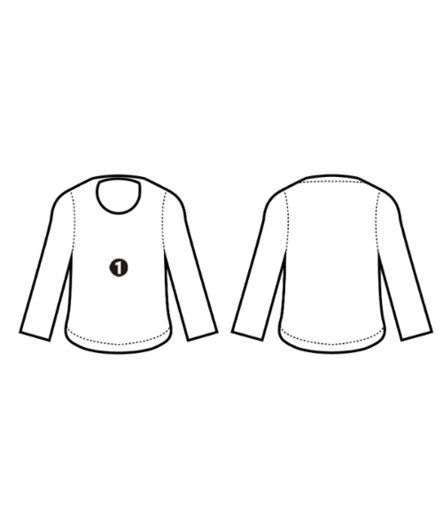 PETIT BATEAU（プチバトー）Tシャツ・カットソー オレンジ サイズ:5ans キッズ/2200633545024