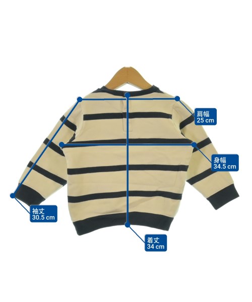 PETIT BATEAU（プチバトー）スウェット 白 サイズ:90(24M) キッズ/2200603174117