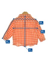 PETIT BATEAU（プチバトー）シャツ オレンジ サイズ:80(12M) キッズ/2200603174131