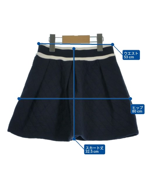 PETIT BATEAU（プチバトー）スカート（その他） 紺 サイズ:128cm キッズ/2200610115110