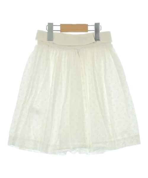 PETIT BATEAU（プチバトー）スカート（その他） 白 サイズ:150(13T-14T) キッズ/2200618054039