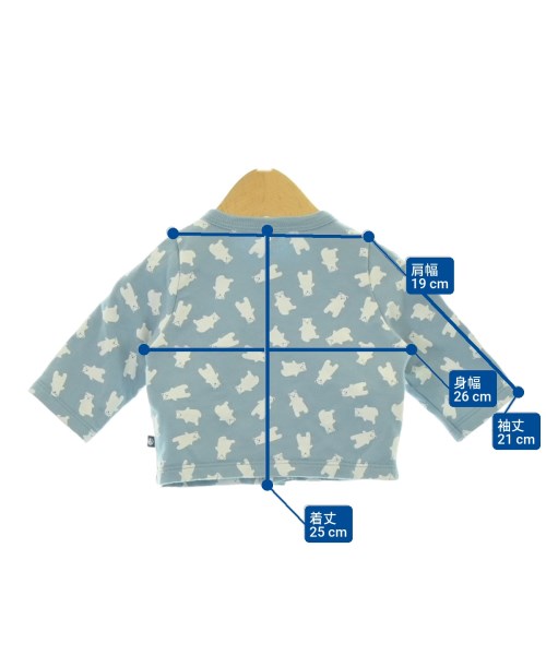 PETIT BATEAU（プチバトー）Tシャツ・カットソー 青 サイズ:60(3M) キッズ/2200672971044