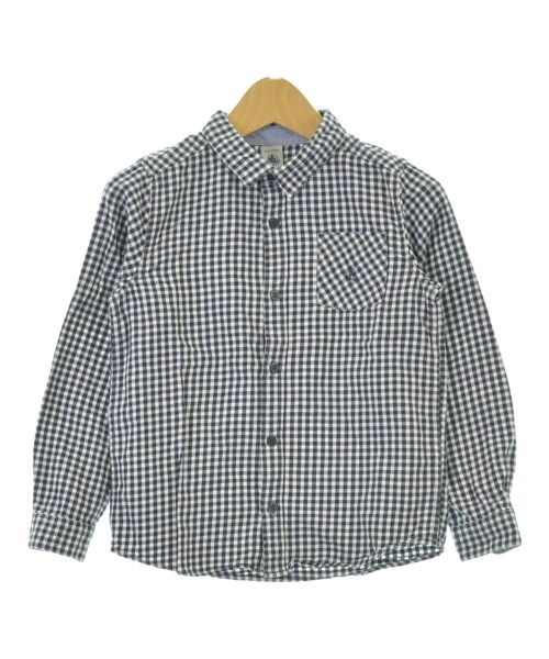 PETIT BATEAU(プチバトー)シャツ 紺 サイズ:128(9T-10T)/2200676078046