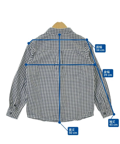 PETIT BATEAU（プチバトー）シャツ 紺 サイズ:128(9T-10T) キッズ/2200676078046