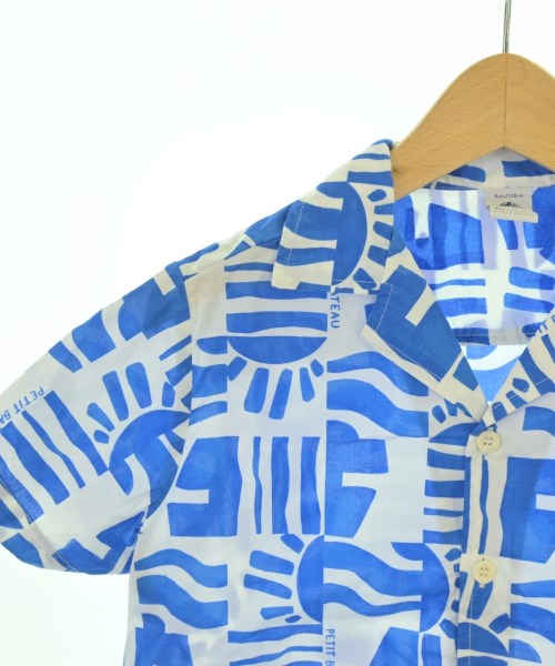 PETIT BATEAU（プチバトー）シャツ 白 サイズ:128(9T-10T) キッズ/2200688108175