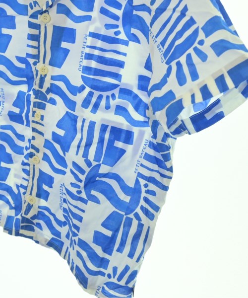 PETIT BATEAU（プチバトー）シャツ 白 サイズ:128(9T-10T) キッズ/2200688108175