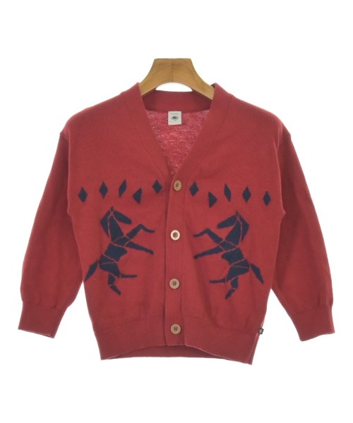 PETIT BATEAU(プチバトー)ニット 赤 サイズ:116(7T-8T)/2200688108274