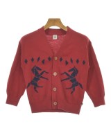 PETIT BATEAU（プチバトー）ニット 赤 サイズ:116(7T-8T) キッズ/2200688108274