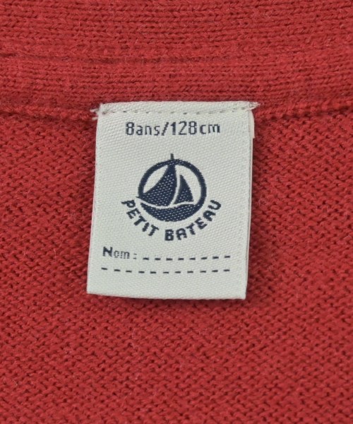 PETIT BATEAU（プチバトー）ニット 赤 サイズ:128(9T-10T) キッズ/2200688108281