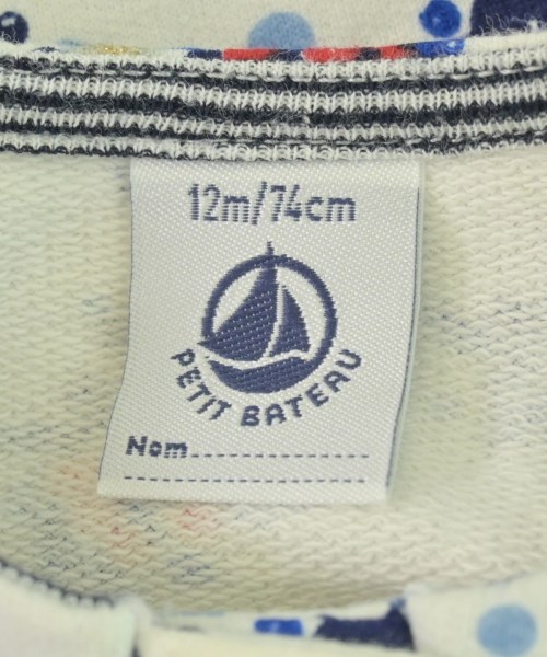 PETIT BATEAU（プチバトー）スウェット 白 サイズ:74(6M) キッズ/2200693368274