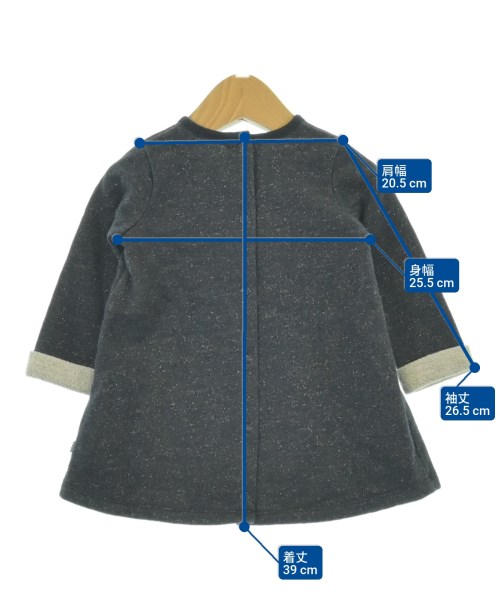 PETIT BATEAU（プチバトー）ワンピース（その他） 紺 サイズ:74(6M) キッズ/2200693368328