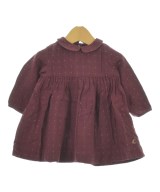 PETIT BATEAU（プチバトー）ワンピース（その他） 赤 サイズ:74(6M) キッズ/2200693368342