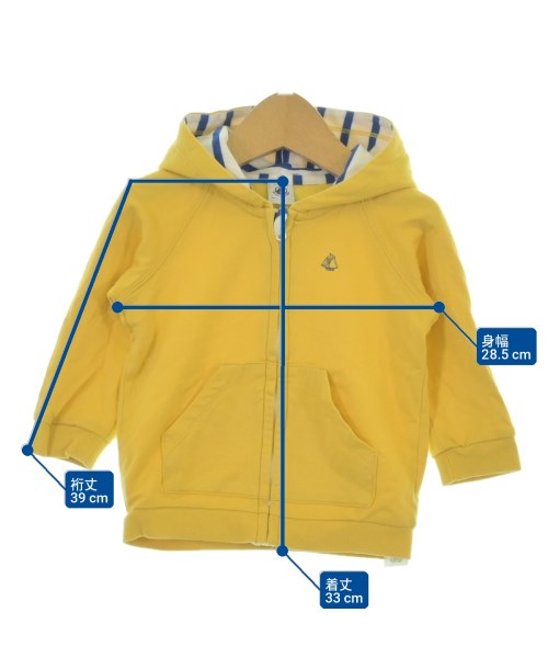 PETIT BATEAU（プチバトー）Tシャツ・カットソー 黄 サイズ:81(12M) キッズ/2200698093034
