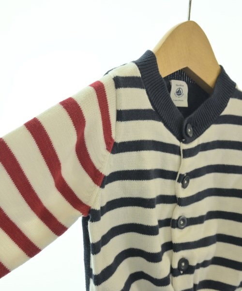 PETIT BATEAU（プチバトー）ニット 白 サイズ:80(12M) キッズ/2200695080105