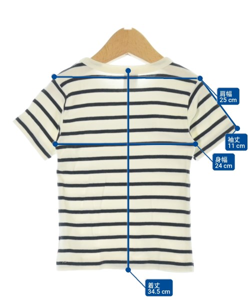 PETIT BATEAU（プチバトー）Tシャツ・カットソー 白 サイズ:86(24M) キッズ/2200698803237