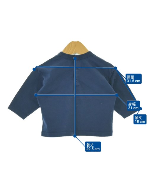 PETIT BATEAU（プチバトー）Tシャツ・カットソー 紺 サイズ:12M/74cm キッズ/2200659201119