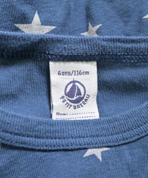 PETIT BATEAU（プチバトー）Tシャツ・カットソー 紺 サイズ:116(7T-8T) キッズ/2200711910058