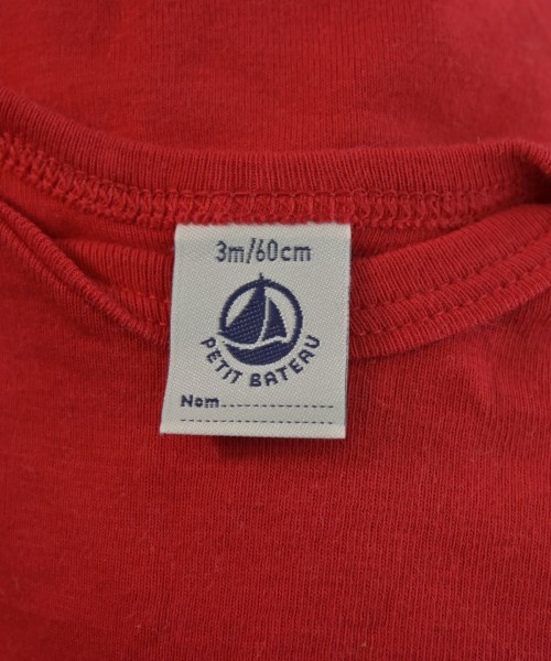 PETIT BATEAU（プチバトー）ワンピース（その他） 赤 サイズ:60(3M) キッズ/2200633836672