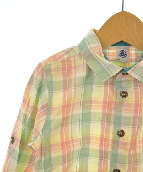 PETIT BATEAU（プチバトー）シャツ 白 サイズ:108(5T-6T) キッズ/2200644464109