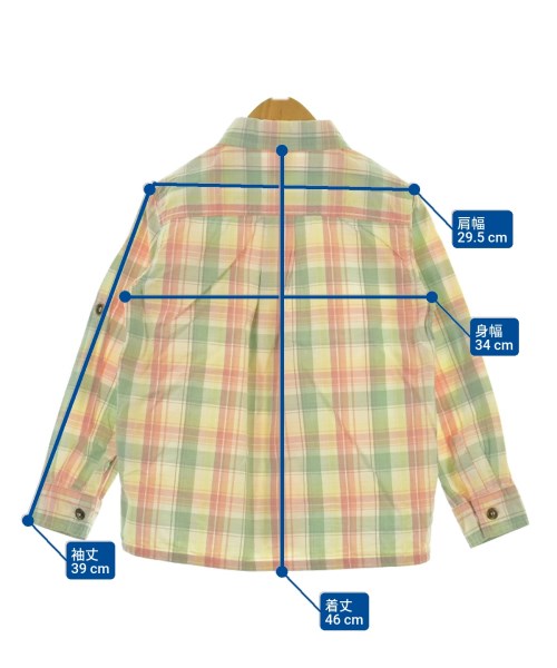 PETIT BATEAU（プチバトー）シャツ 白 サイズ:108(5T-6T) キッズ/2200644464109