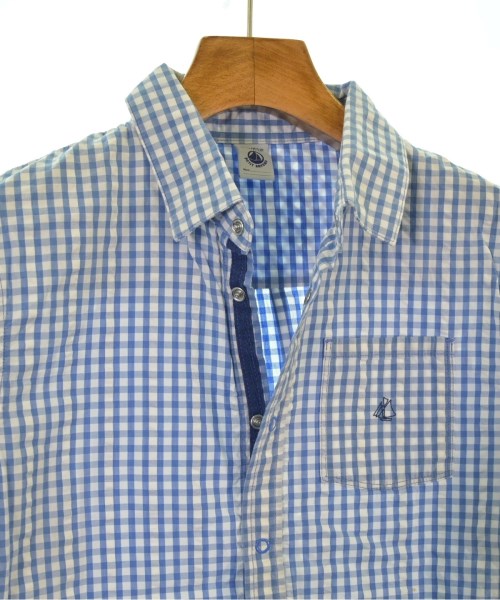 PETIT BATEAU（プチバトー）シャツ 青 サイズ:152(13T-14T) キッズ/2200613915205