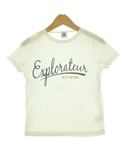 PETIT BATEAU(プチバトー)Tシャツ・カットソー 白 サイズ:128(9T-10T)/2200645686173