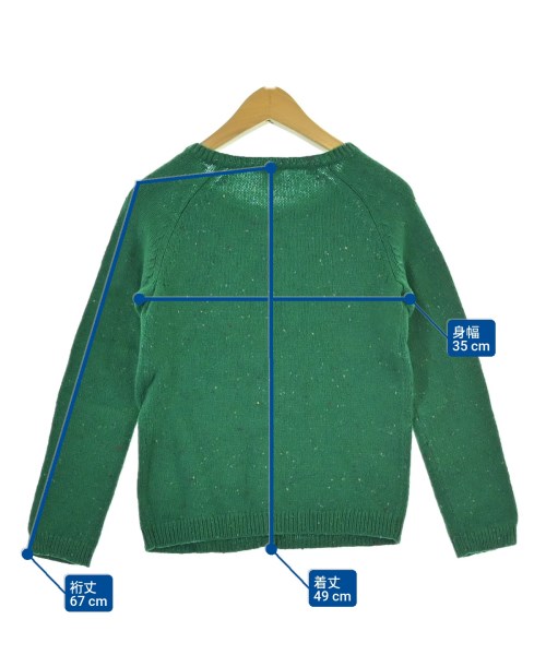 PETIT BATEAU（プチバトー）ニット 緑 サイズ:128(9T-10T) キッズ/2200650940031