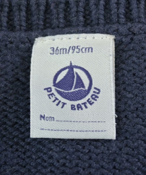 PETIT BATEAU（プチバトー）ニット 紺 サイズ:95(36M) キッズ/2200698011090