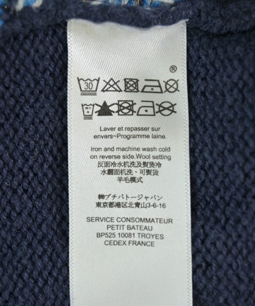 PETIT BATEAU（プチバトー）ニット 紺 サイズ:95(36M) キッズ/2200698011090