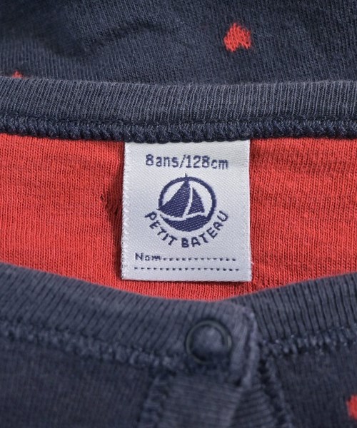 PETIT BATEAU（プチバトー）Tシャツ・カットソー 紺 サイズ:128(9T-10T) キッズ/2200703496256