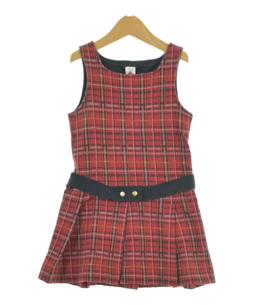 PETIT BATEAU(プチバトー)ワンピース（その他） 赤 サイズ:110(5T-6T)/2200667007017