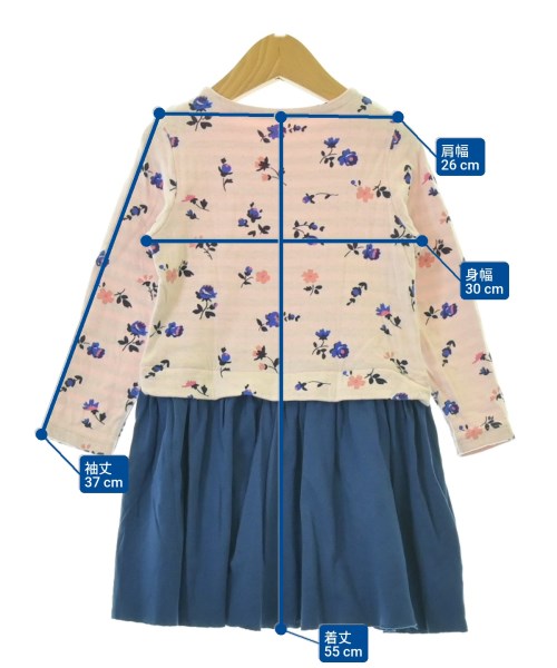 PETIT BATEAU（プチバトー）ワンピース（その他） ピンク サイズ:-(110cm位) キッズ/2200667007031