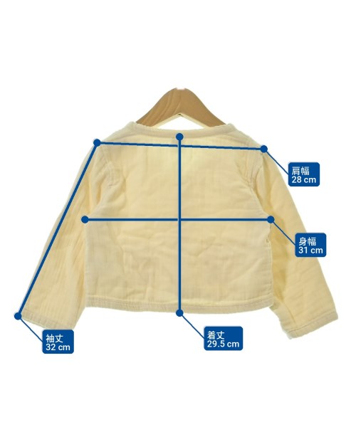 PETIT BATEAU（プチバトー）シャツ 白 サイズ:95(36M) キッズ/2200707647074