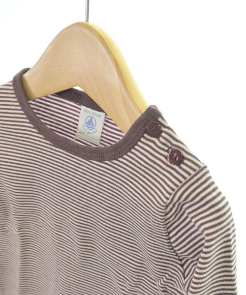 PETIT BATEAU（プチバトー）Tシャツ・カットソー 茶 サイズ:81(12M) キッズ/2200717450534