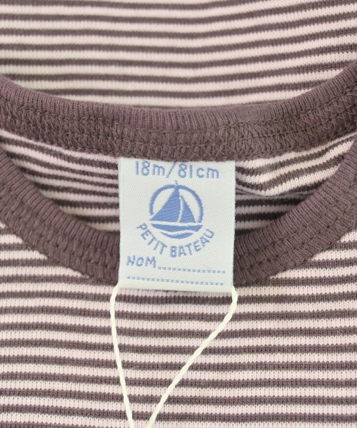 PETIT BATEAU（プチバトー）Tシャツ・カットソー 茶 サイズ:81(12M) キッズ/2200717450541