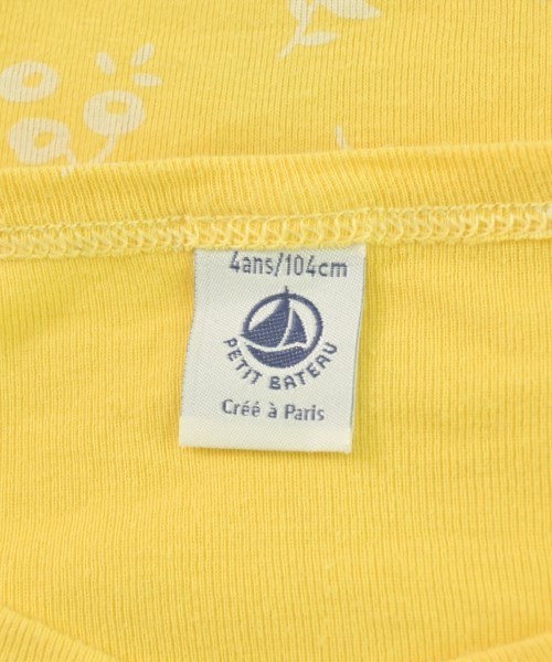 PETIT BATEAU（プチバトー）Tシャツ・カットソー 黄 サイズ:104(3T-4T) キッズ/2200718761097