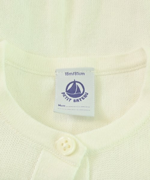 PETIT BATEAU（プチバトー）ニット 白 サイズ:81(12M) キッズ/2200725042073