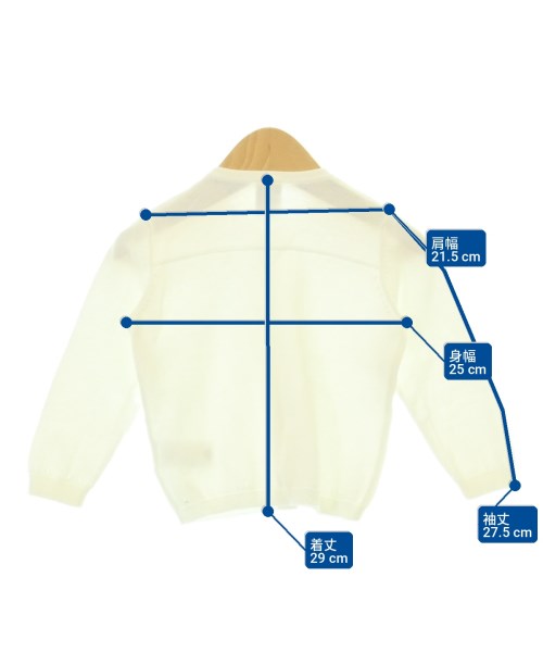 PETIT BATEAU（プチバトー）ニット 白 サイズ:81(12M) キッズ/2200725042073