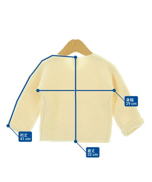 PETIT BATEAU（プチバトー）ニット 白 サイズ:81(12M) キッズ/2200682326193