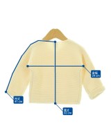 PETIT BATEAU（プチバトー）ニット 白 サイズ:81(12M) キッズ/2200682326193