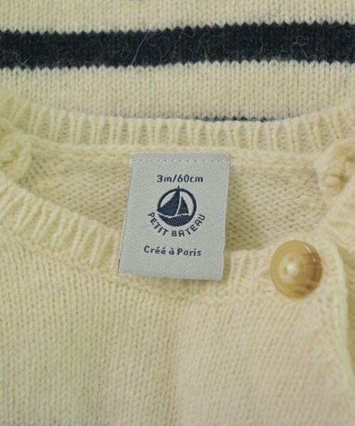 PETIT BATEAU（プチバトー）ニット 白 サイズ:60(3M) キッズ/2200679536093