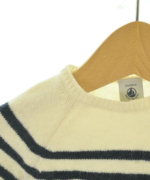 PETIT BATEAU（プチバトー）ニット 白 サイズ:60(3M) キッズ/2200679536093