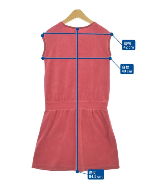 PETIT BATEAU（プチバトー）ワンピース（その他） 赤 サイズ:138(11T-12T) キッズ/2200682384087
