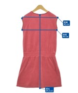 PETIT BATEAU（プチバトー）ワンピース（その他） 赤 サイズ:138(11T-12T) キッズ/2200682384087