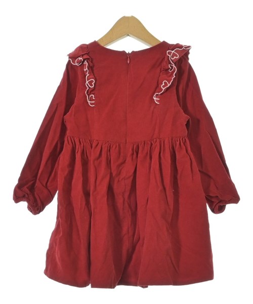 PETIT BATEAU（プチバトー）ワンピース（その他） 赤 サイズ:110(5T-6T) キッズ/2200685312025