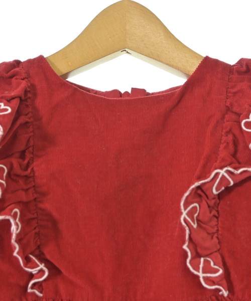 PETIT BATEAU（プチバトー）ワンピース（その他） 赤 サイズ:110(5T-6T) キッズ/2200685312025