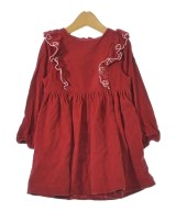 PETIT BATEAU（プチバトー）ワンピース（その他） 赤 サイズ:110(5T-6T) キッズ/2200685312025