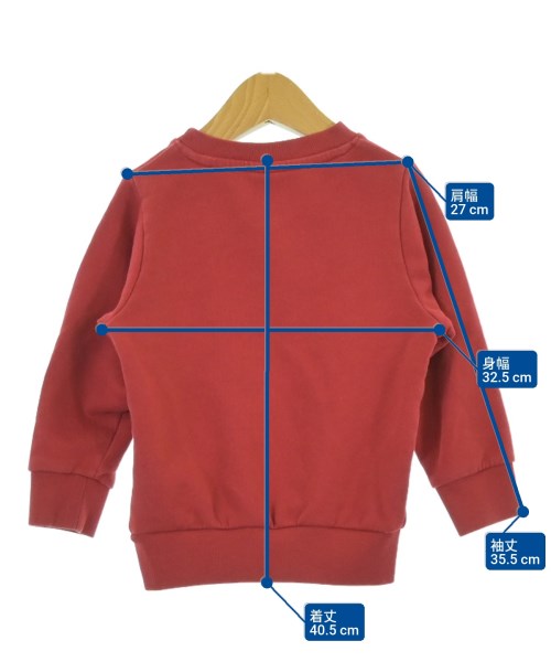 PETIT BATEAU（プチバトー）スウェット 赤 サイズ:104(3T-4T) キッズ/2200685563069