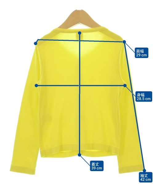 PETIT BATEAU（プチバトー）Tシャツ・カットソー 黄 サイズ:116(7T-8T) キッズ/2200693145035